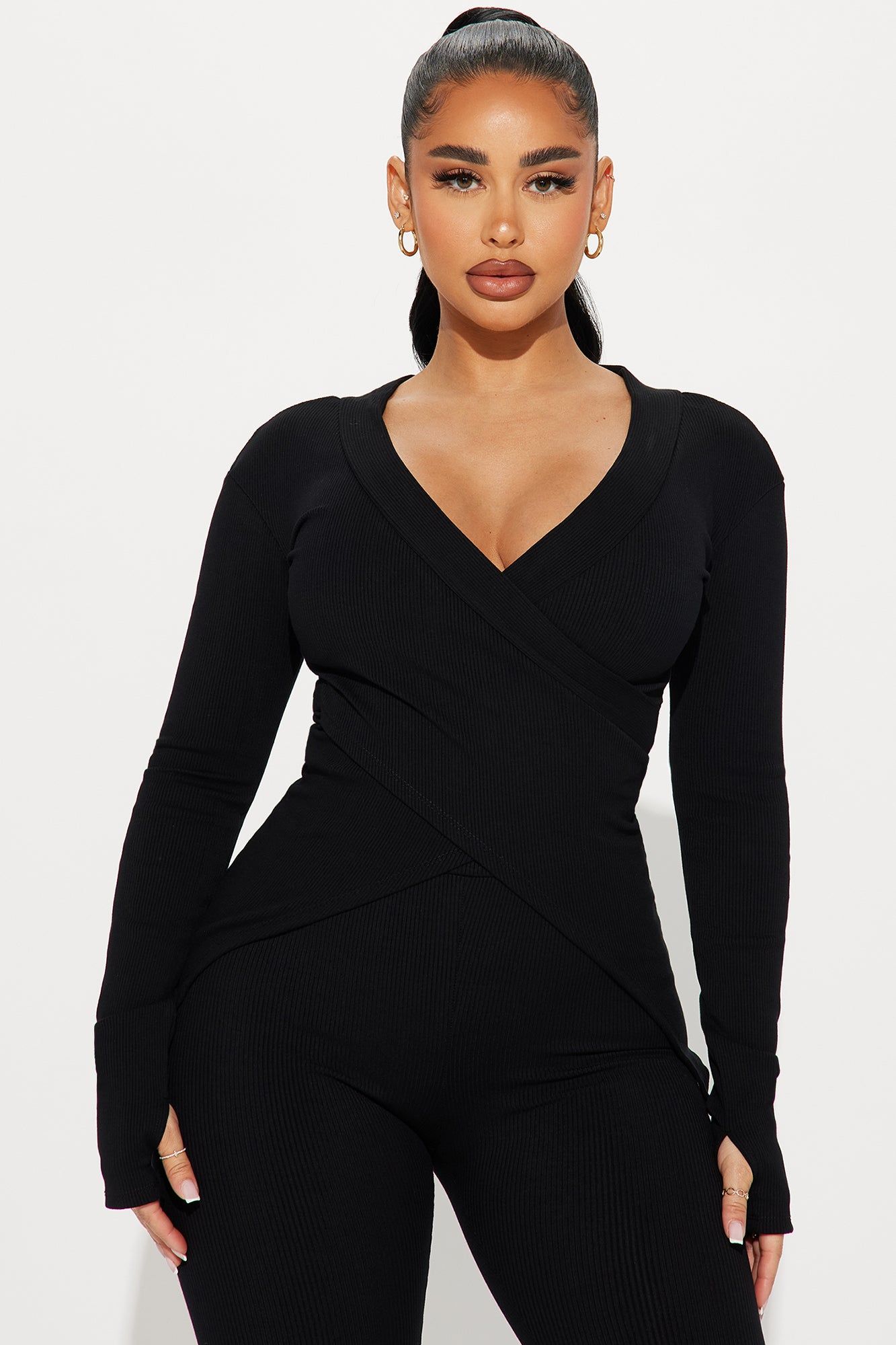 Camryn Snatched Pant Set - Black sold by Fashion Nova product image thumbnail 2