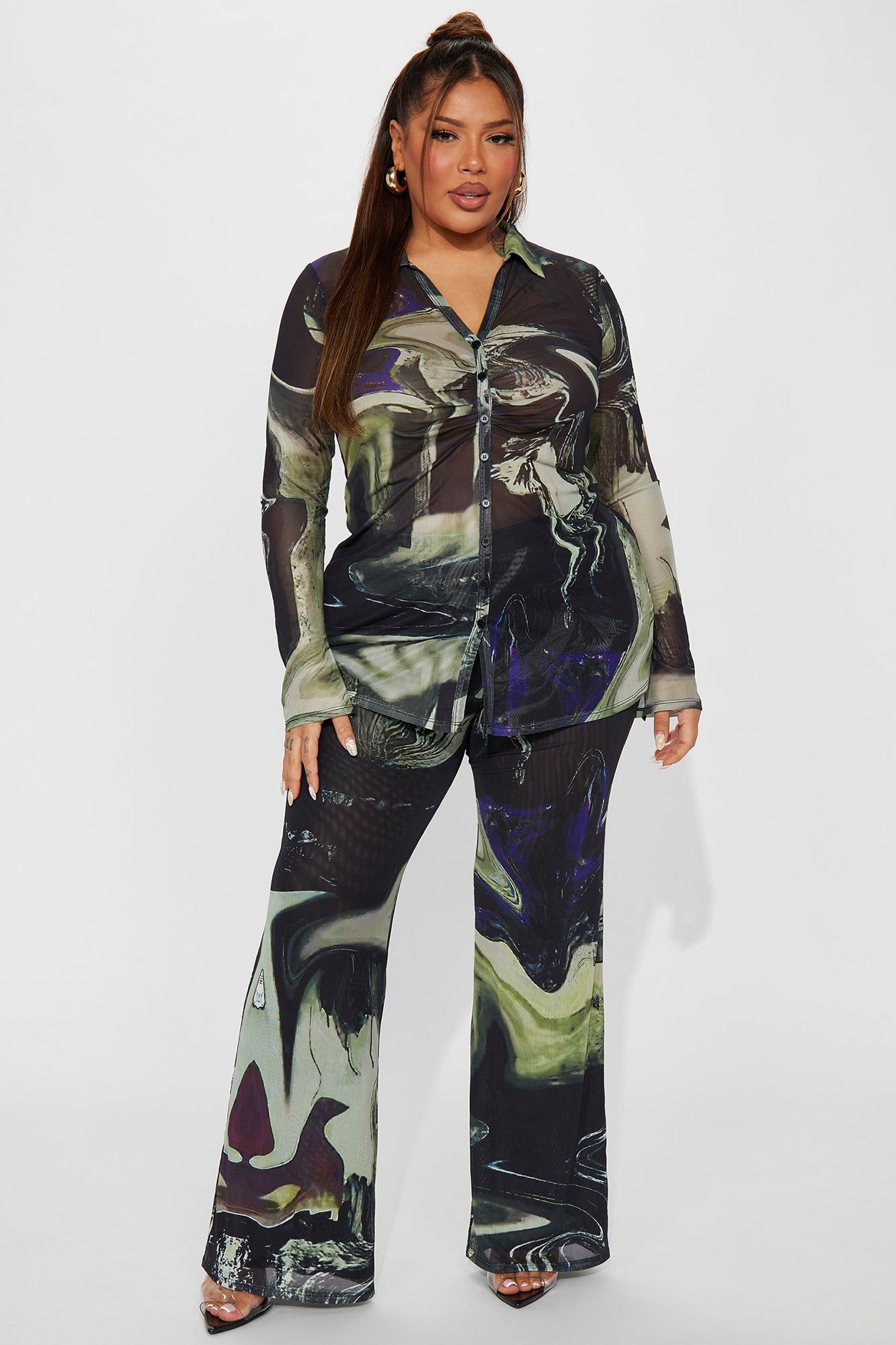 Gisella Pant Set - Black/combo sold by Fashion Nova product image thumbnail 4