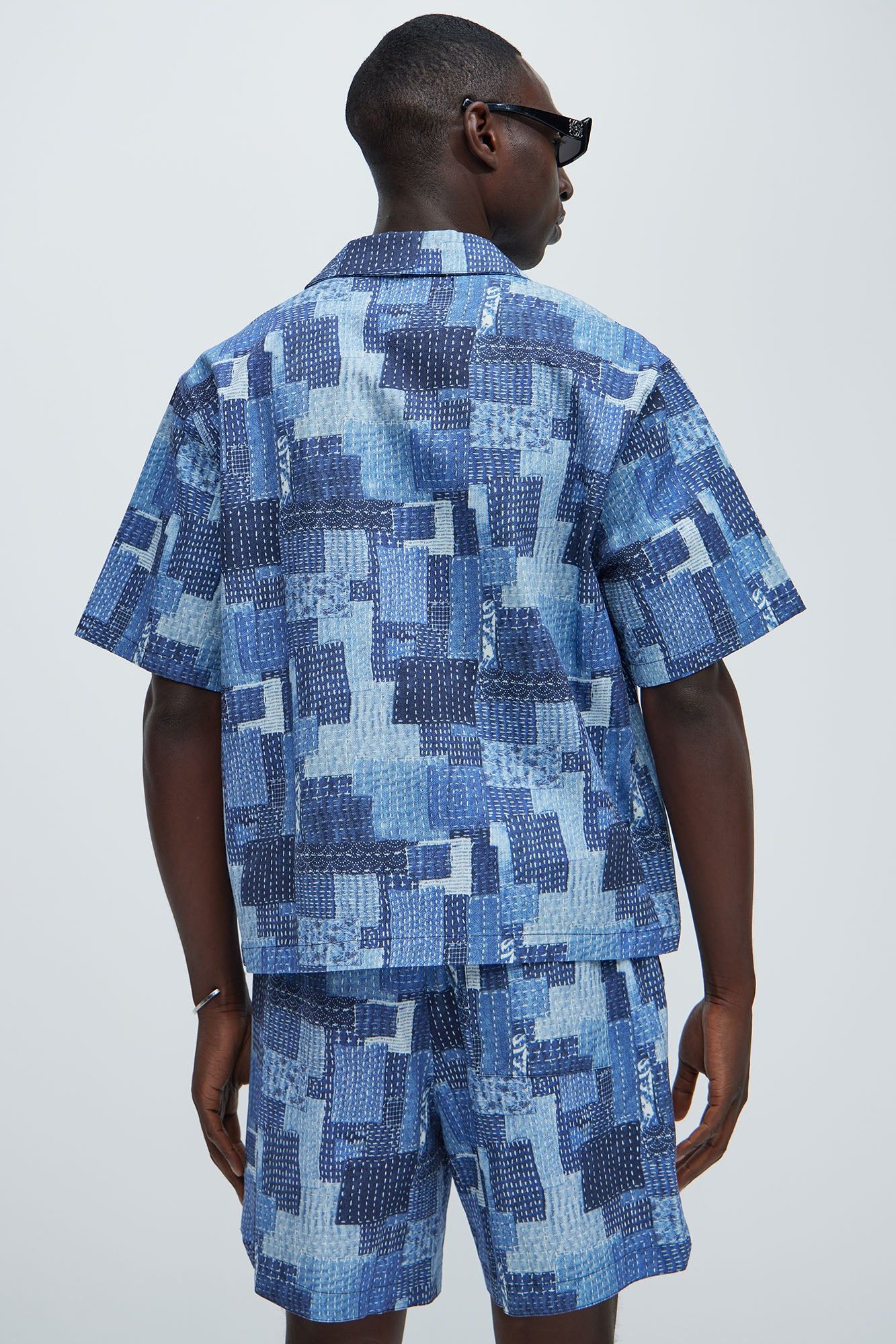 Boro Shirt - Indigo sold by Fashion Nova product image thumbnail 3