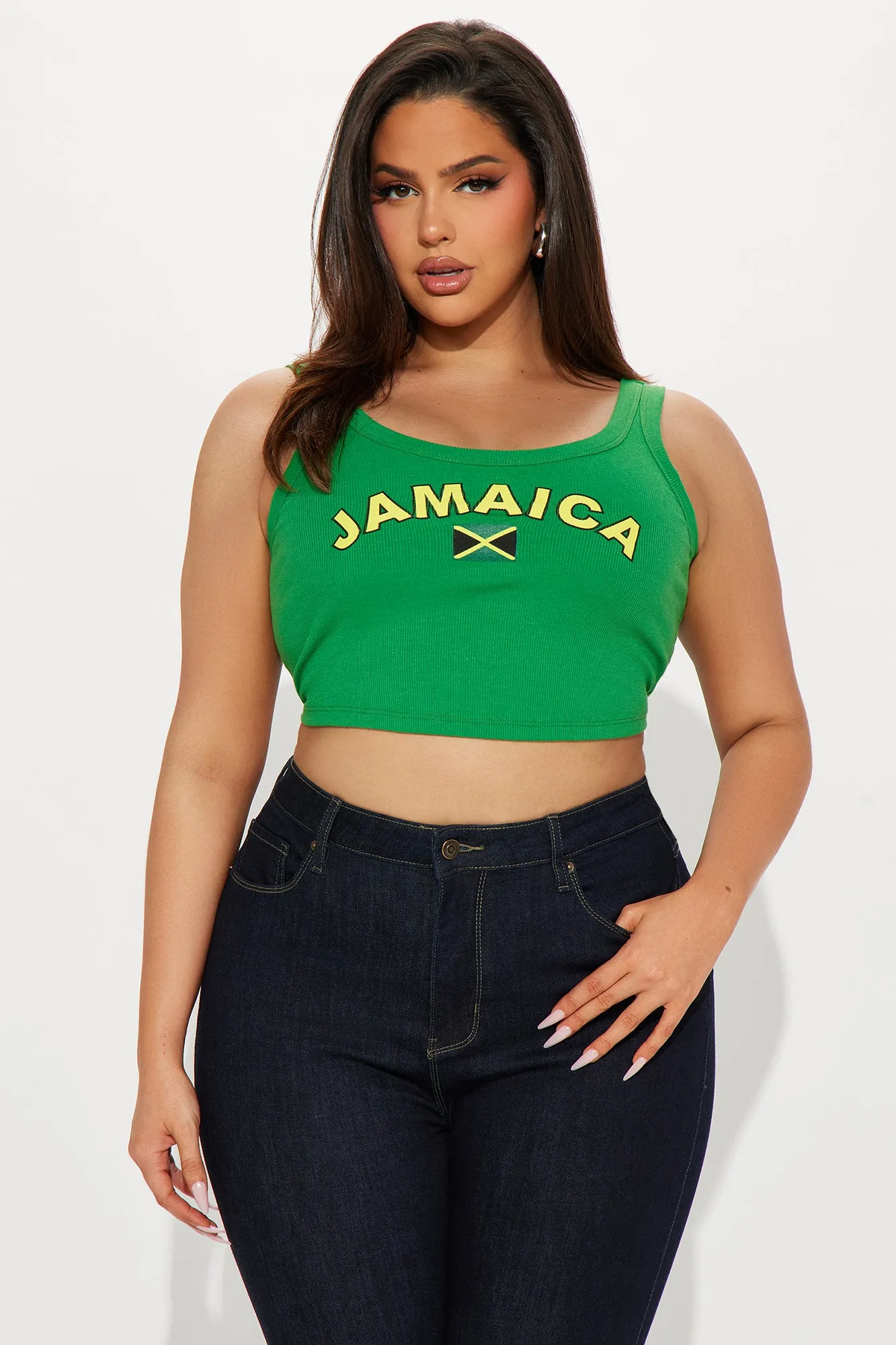Jamaica Love Tank Top - Green sold by Fashion Nova product image thumbnail 5
