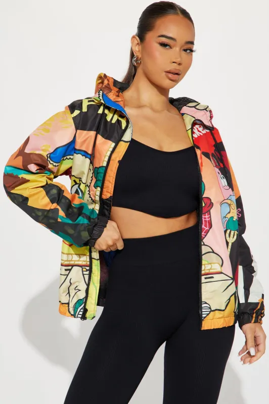 Spongebob Graphic Windbreaker - Multi Color sold by Fashion Nova