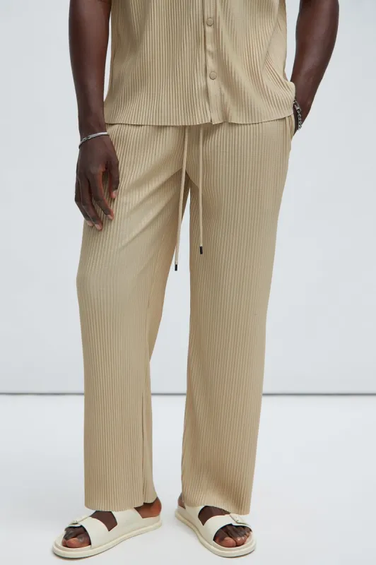 Florence Straight Pants - Tan sold by Fashion Nova