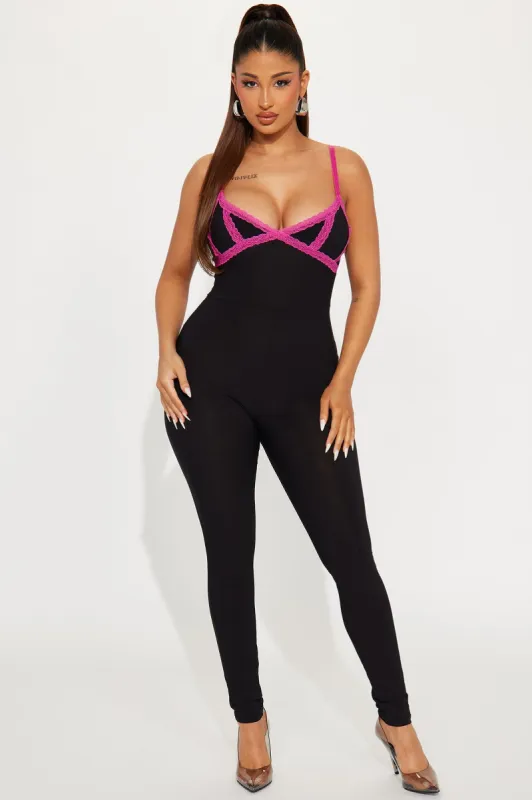 The Best Moment Jumpsuit  - Black sold by Fashion Nova