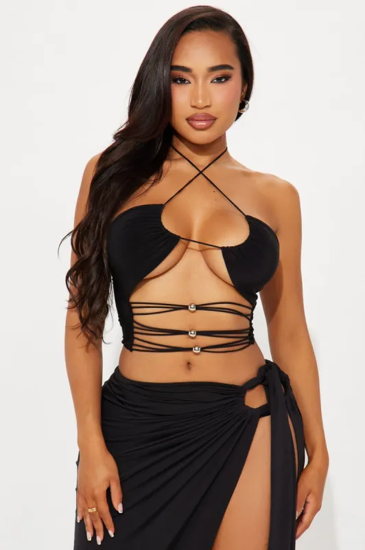 Kate Halter Top - Black sold by Fashion Nova