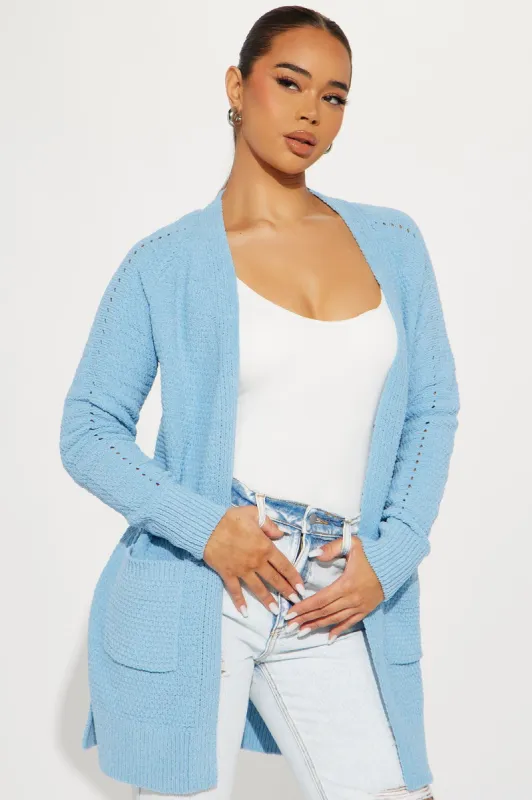 Cartia Cardigan - Blue sold by Fashion Nova