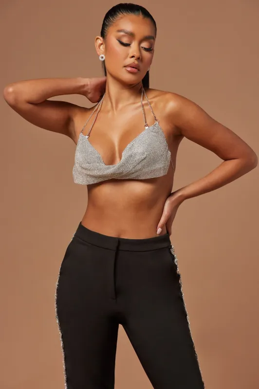 Gemma Chainmail Bralette - Silver sold by Fashion Nova