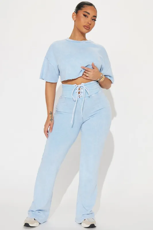 Dealing With You Pant Set - Light Blue sold by Fashion Nova