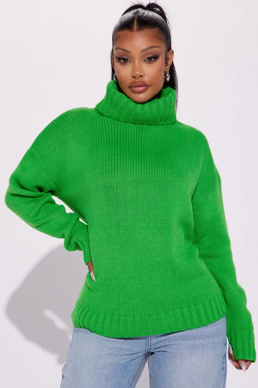 Positive Energy Sweater - Green sold by Fashion Nova