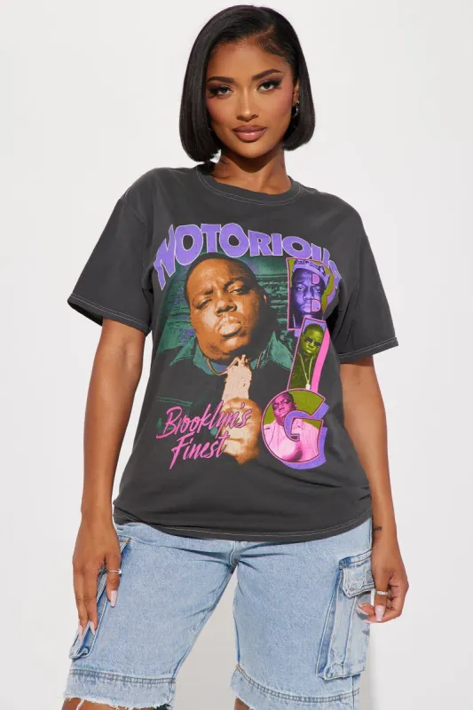 The Notorious B.I.G Graphic Tshirt - Black sold by Fashion Nova
