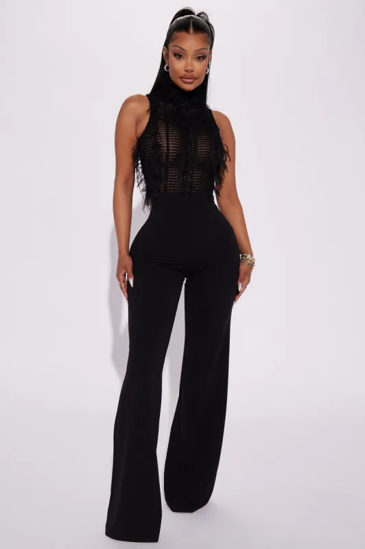 Make The Move Jumpsuit - Black sold by Fashion Nova