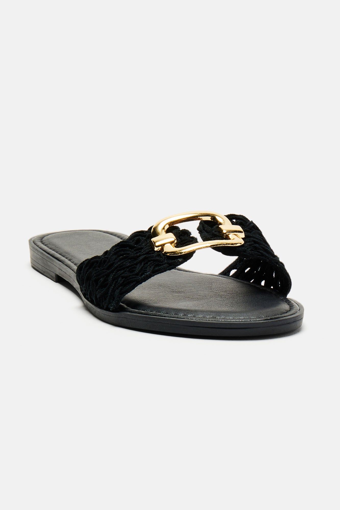 Shiloh Flat Sandals - Black sold by Fashion Nova product image thumbnail 2