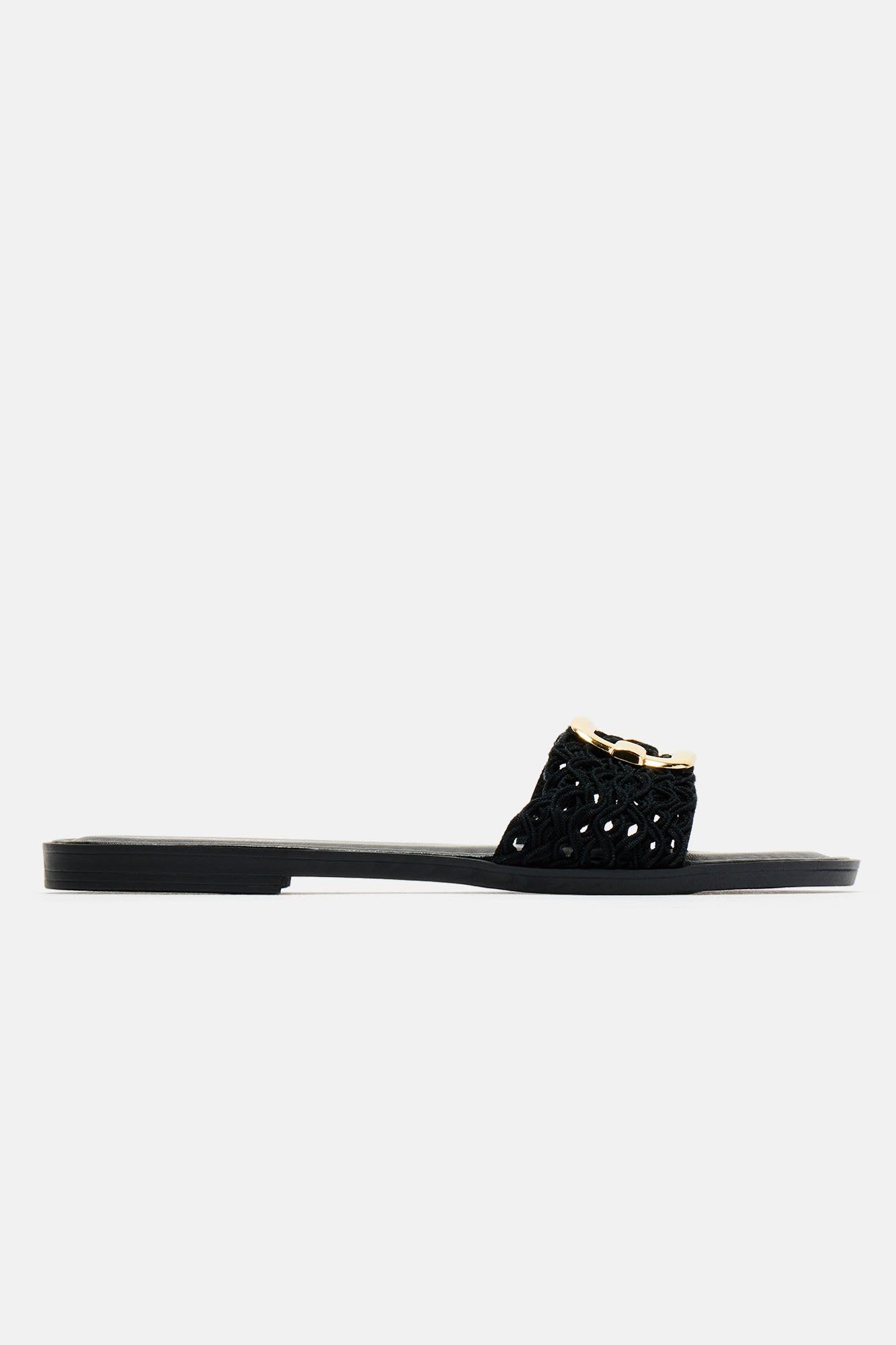 Shiloh Flat Sandals - Black sold by Fashion Nova product image thumbnail 5