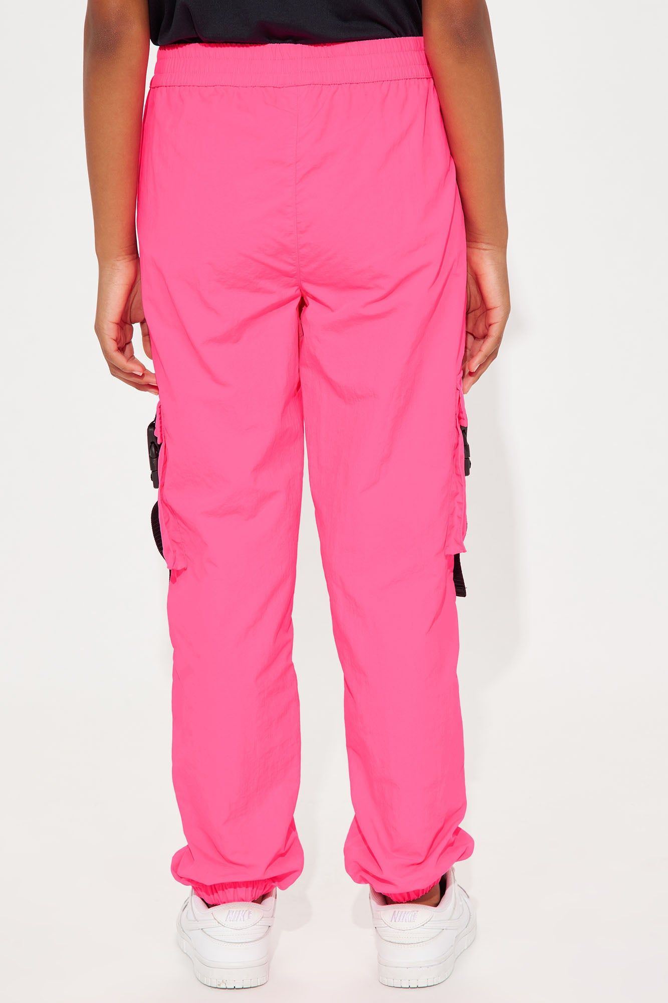 Mini Strappy Nylon Parachute Cargo Pants - Hot Pink sold by Fashion Nova product image thumbnail 3