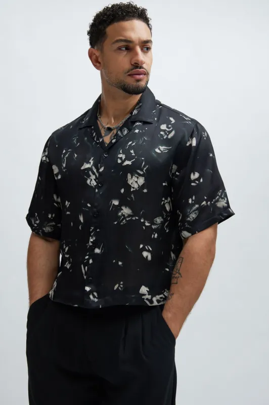 Current Blend Shirt - Black/Grey sold by Fashion Nova