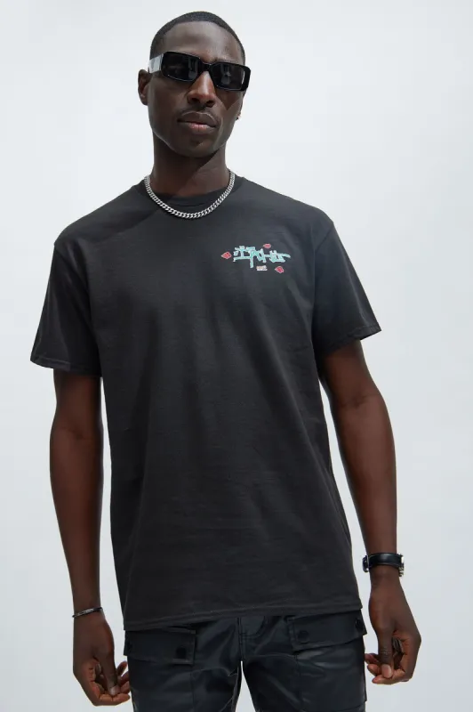 Naruto Cloud Itachi Short Sleeve Tee - Black sold by Fashion Nova