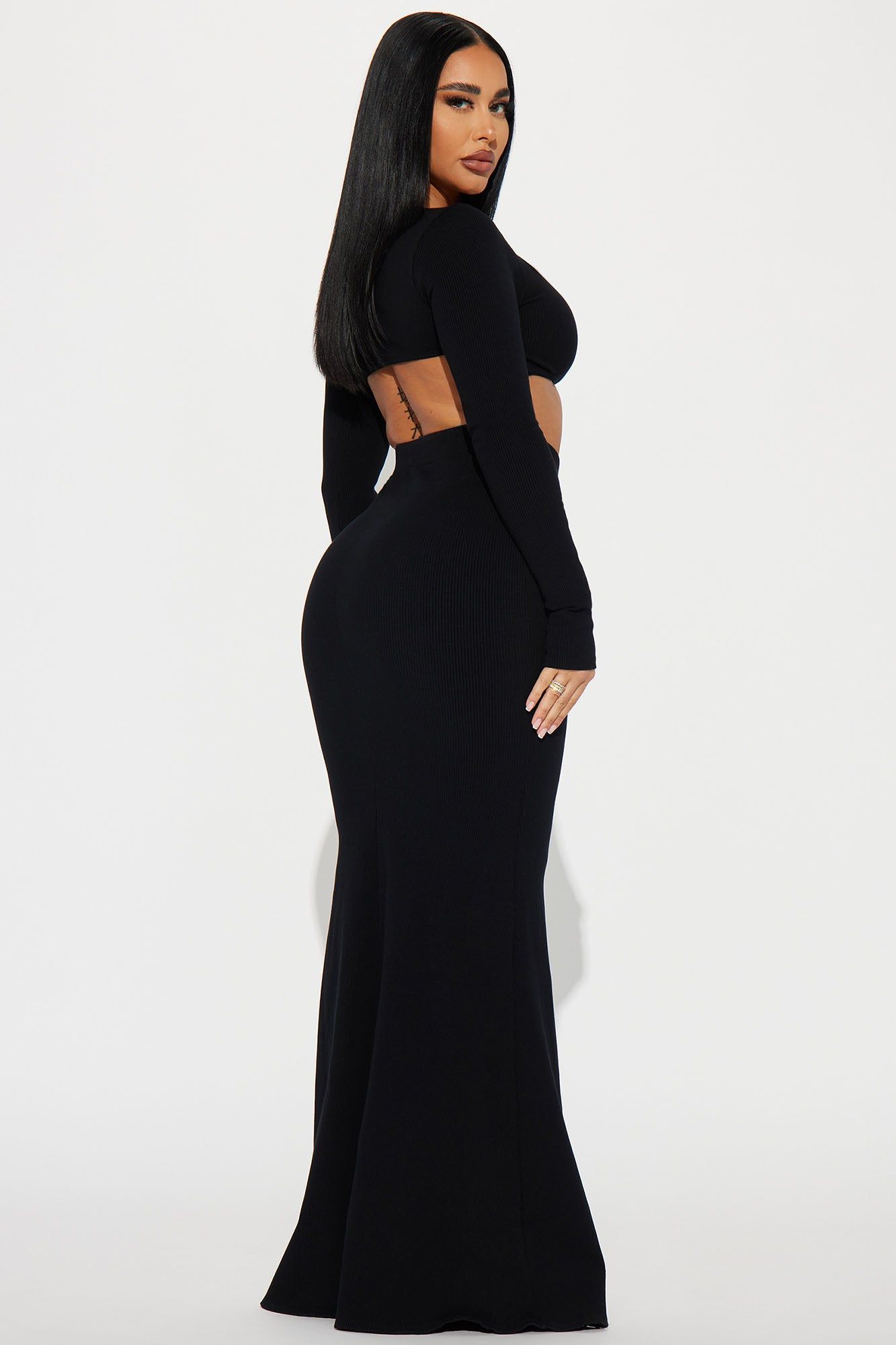 Brittany Snatched Skirt Set - Black sold by Fashion Nova product image thumbnail 3