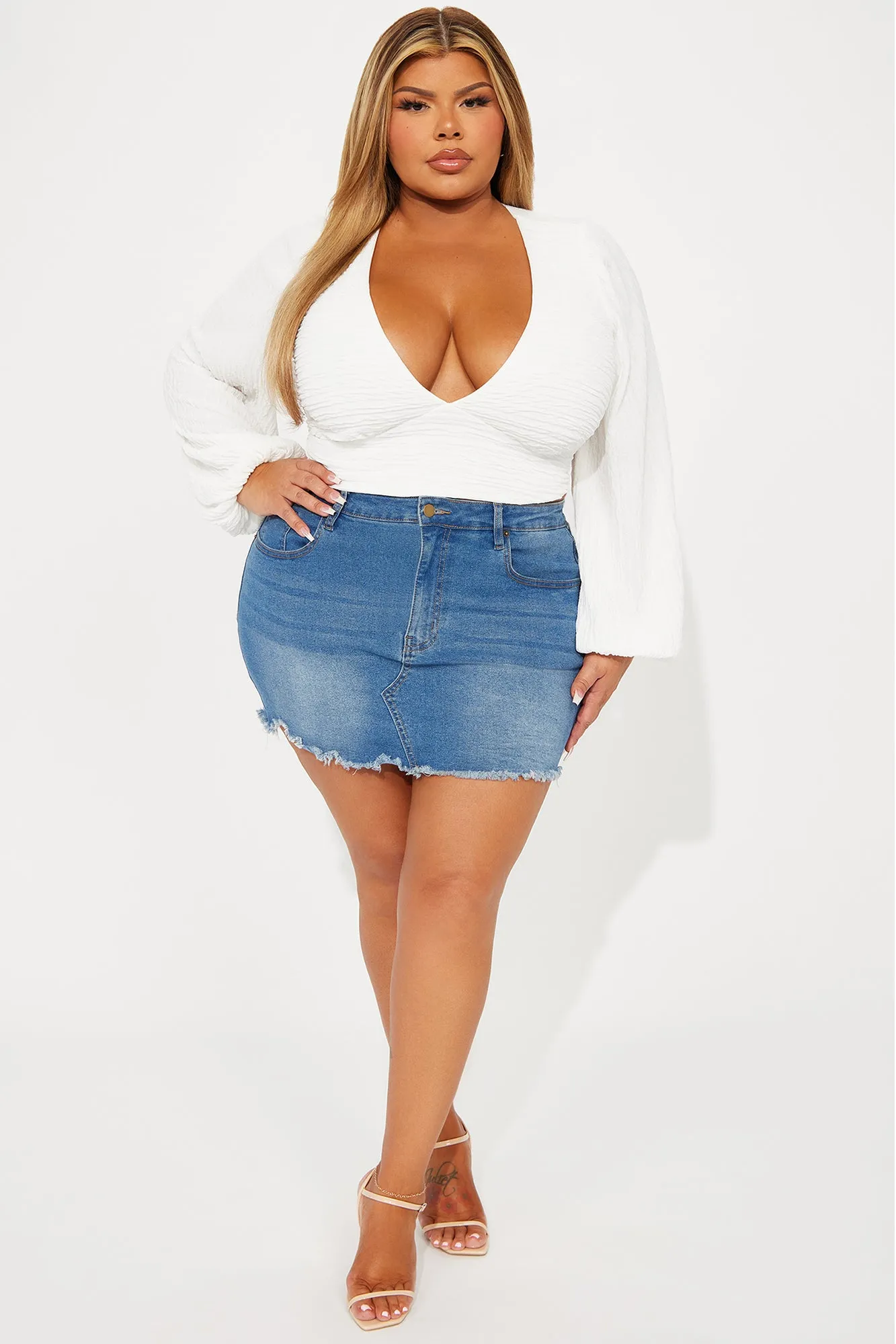 Summer Getaway Blouse - White sold by Fashion Nova product image thumbnail 5