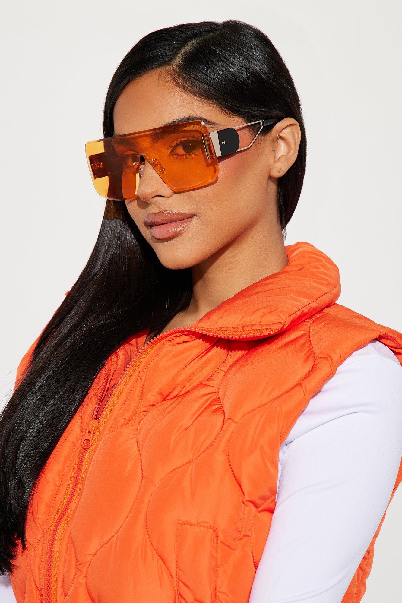 Summer Time Fine Babe Sunglasses - Orange sold by Fashion Nova