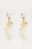 The Beach Is Calling Earrings - White/combo sold by Fashion Nova