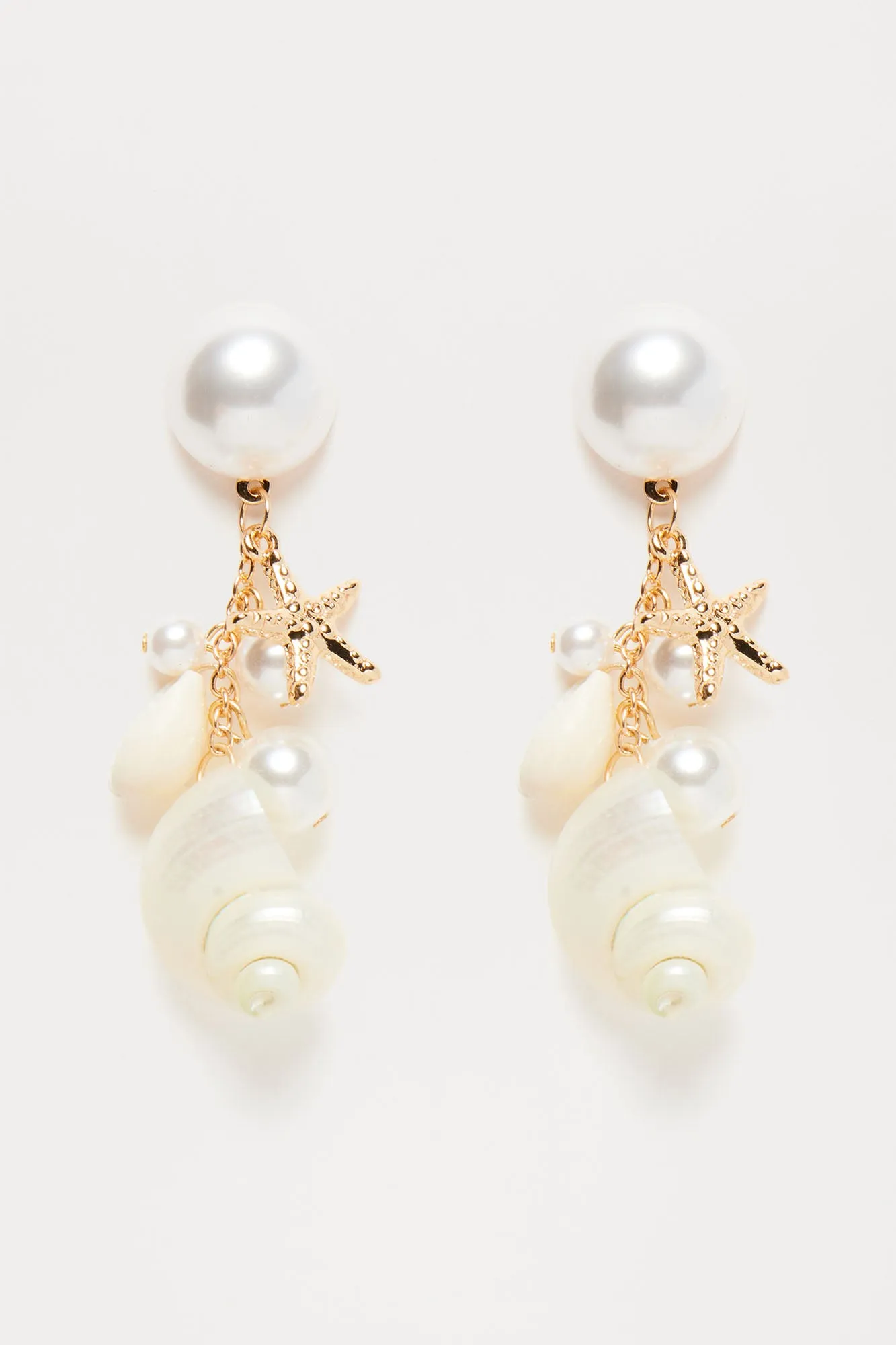 The Beach Is Calling Earrings - White/combo sold by Fashion Nova product image thumbnail 3