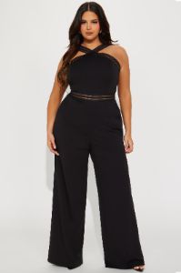 Always In Style Jumpsuit - Black sold by Fashion Nova