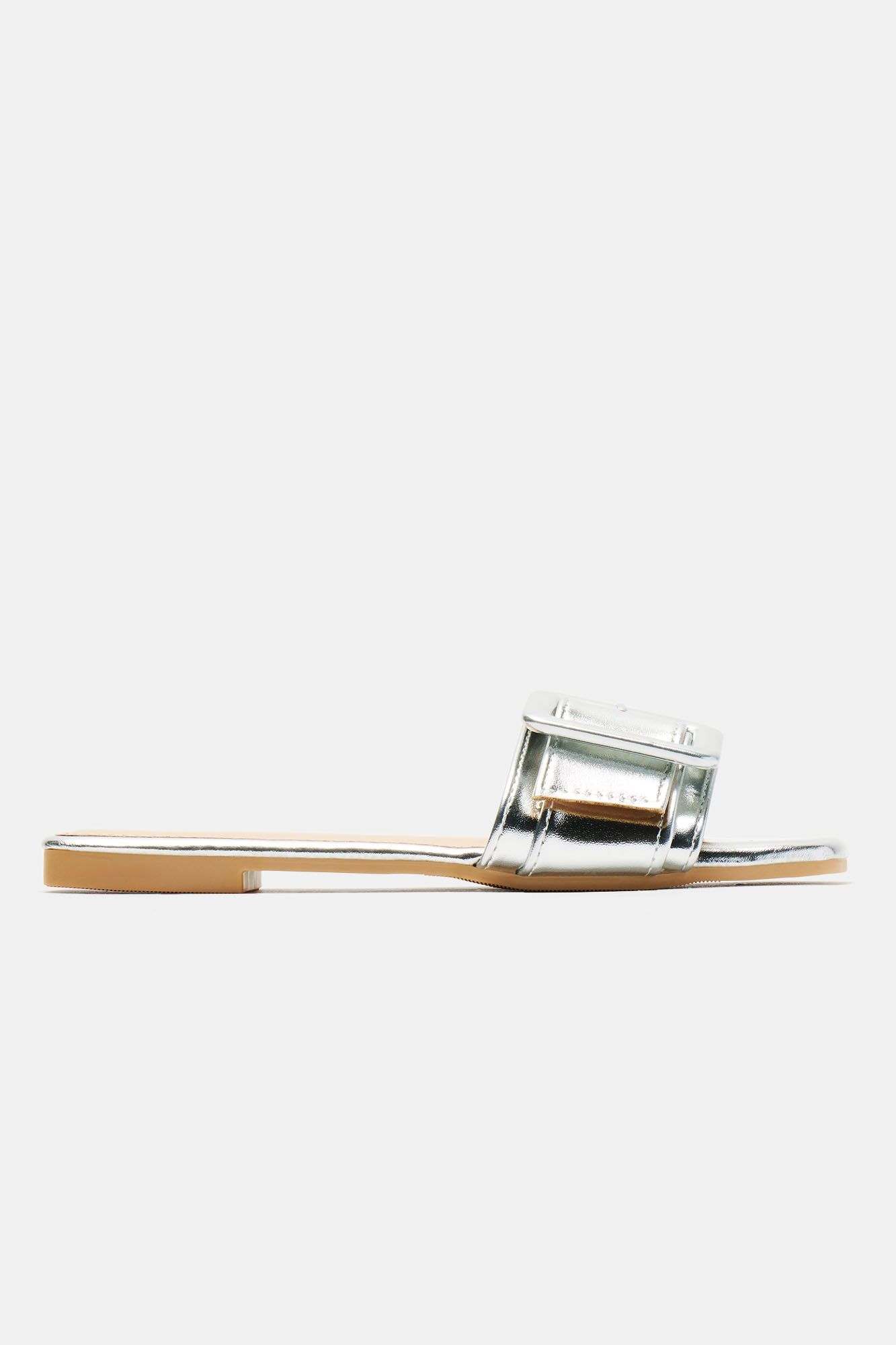 No Attitude Buckle Sandals - Silver sold by Fashion Nova product image thumbnail 2