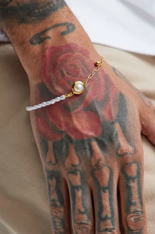 Is What It Is Bracelet - Gold/combo sold by Fashion Nova