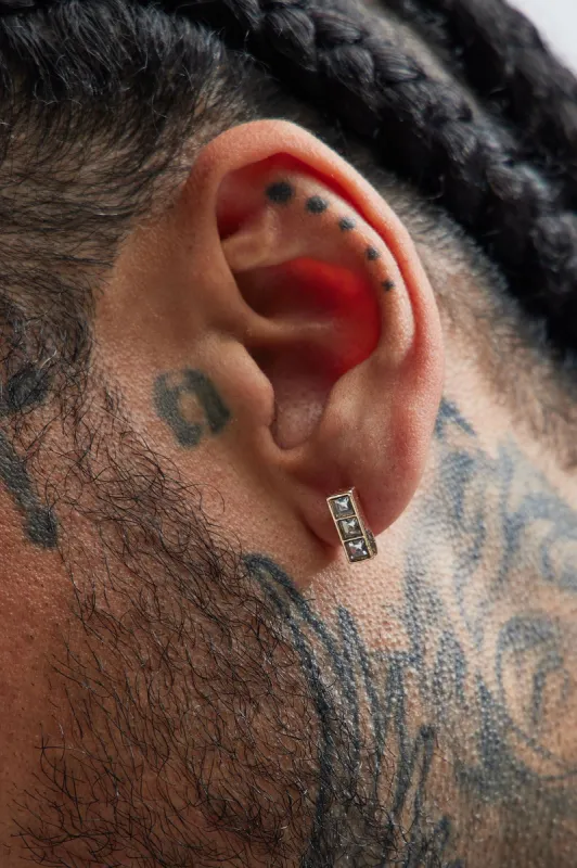 Stacked Up Earing Set - Gold sold by Fashion Nova