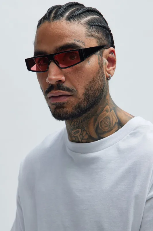 It's A Good Life Sunglasses - Black/Rose sold by Fashion Nova