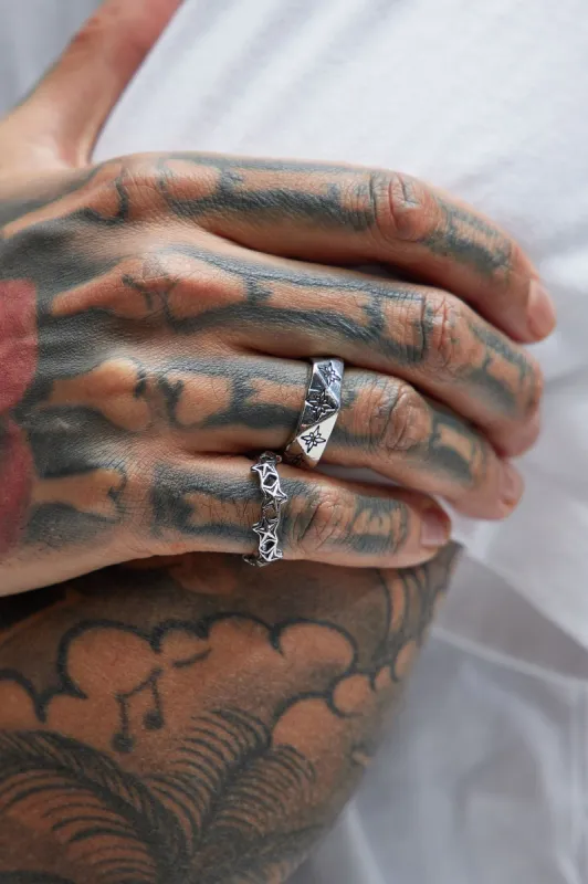 Constellation Ring Set - Silver sold by Fashion Nova