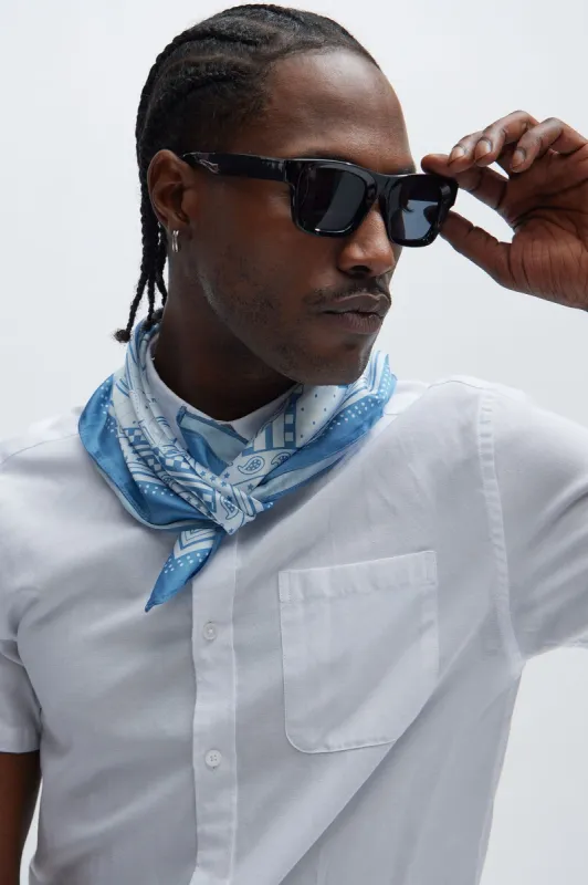 Summer In Belize Bandana - Light Blue sold by Fashion Nova