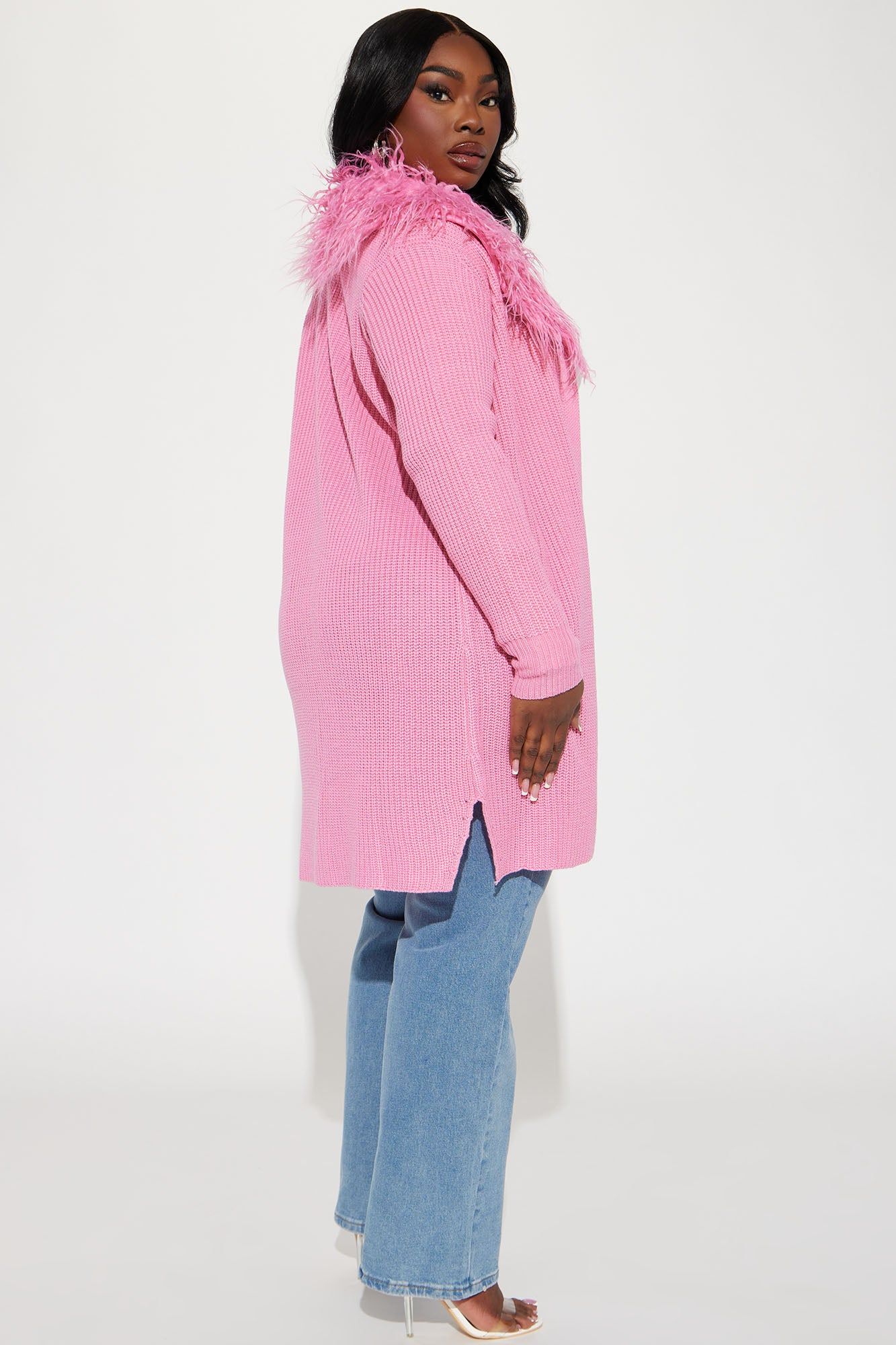 Ready For Winter Cardigan Sweater - Pink sold by Fashion Nova product image thumbnail 6