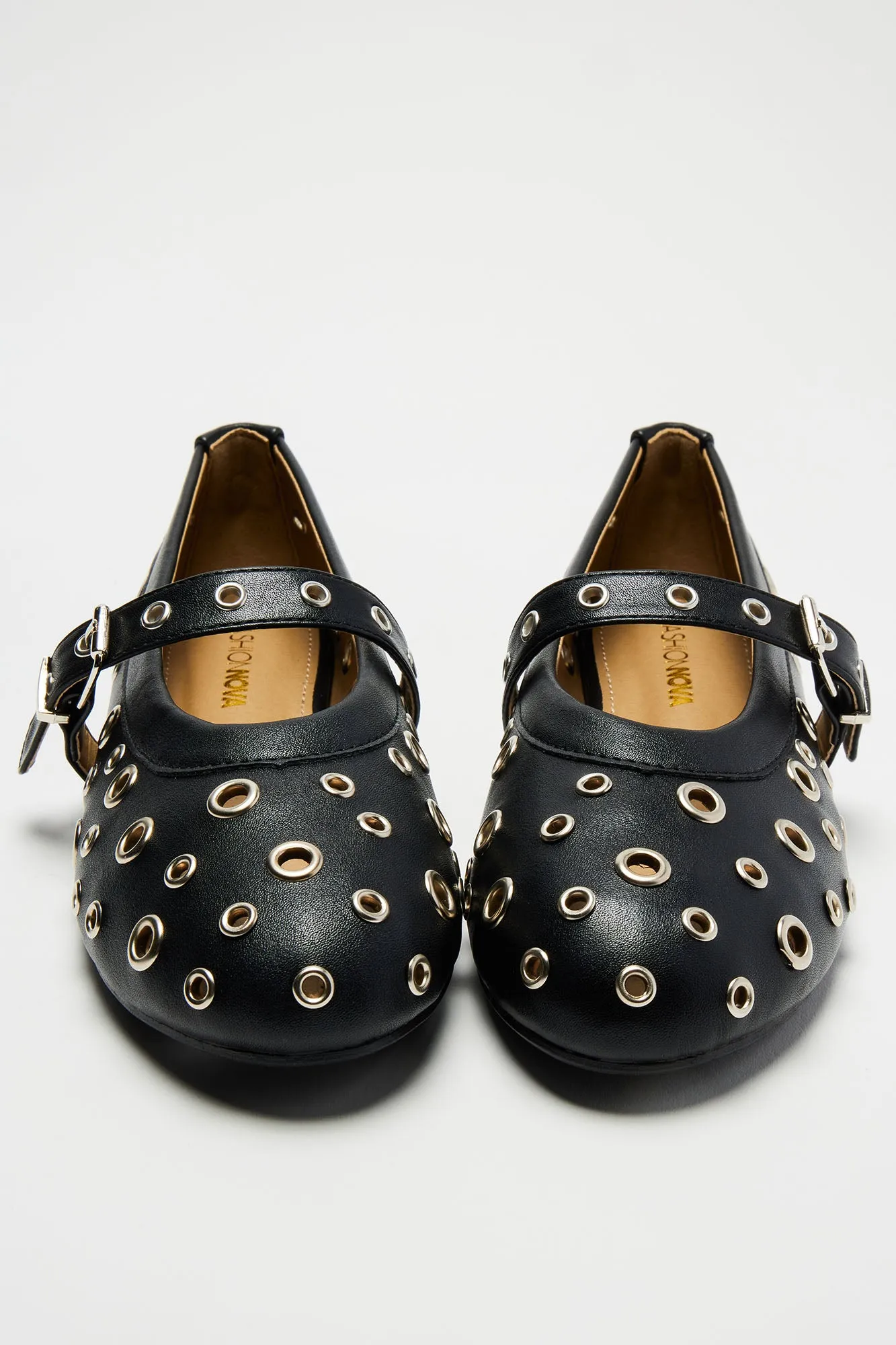 No Feelings Grommet Ballet Flats - Black sold by Fashion Nova product image thumbnail 5