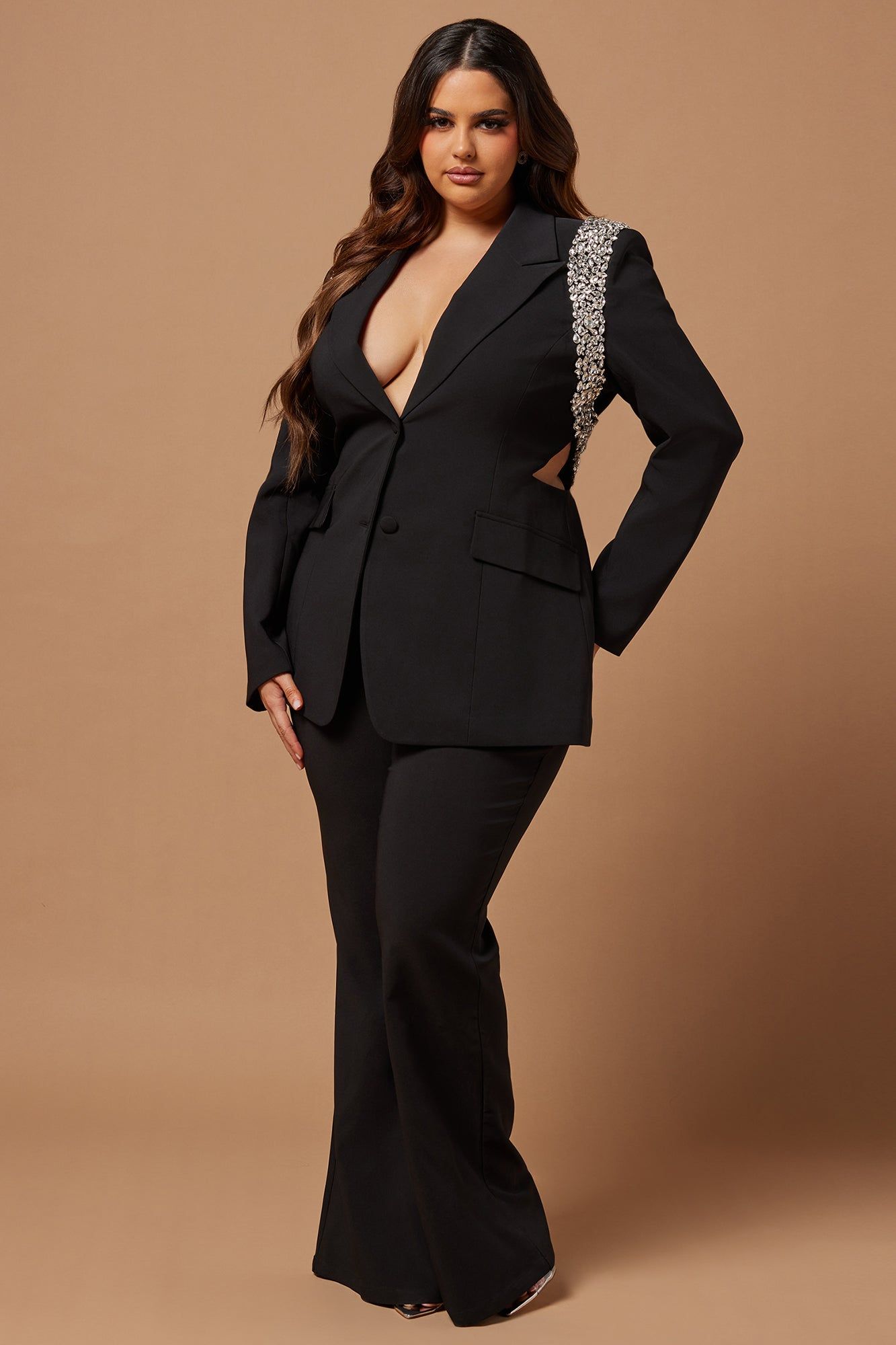 Claire Embellished Blazer Set - Black sold by Fashion Nova product image thumbnail 5