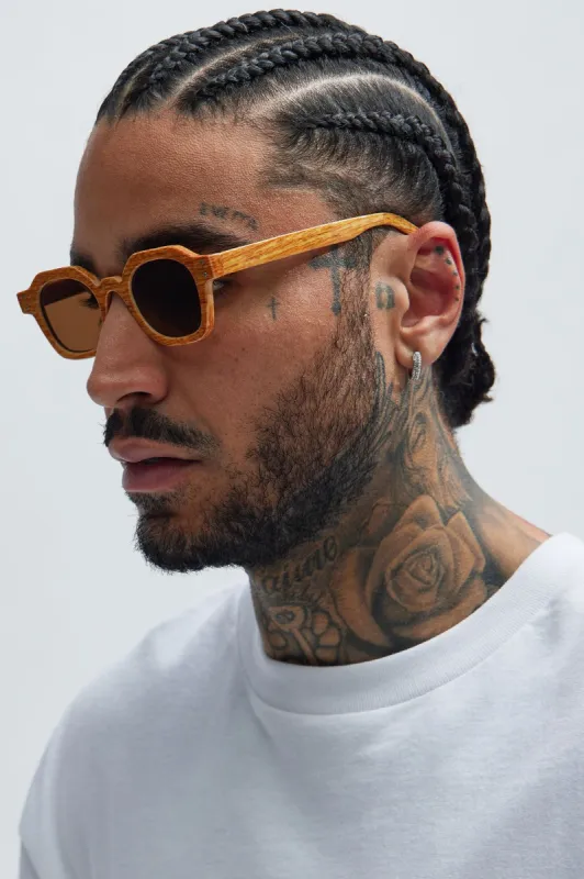 Lumos Sunglasses - Brown sold by Fashion Nova