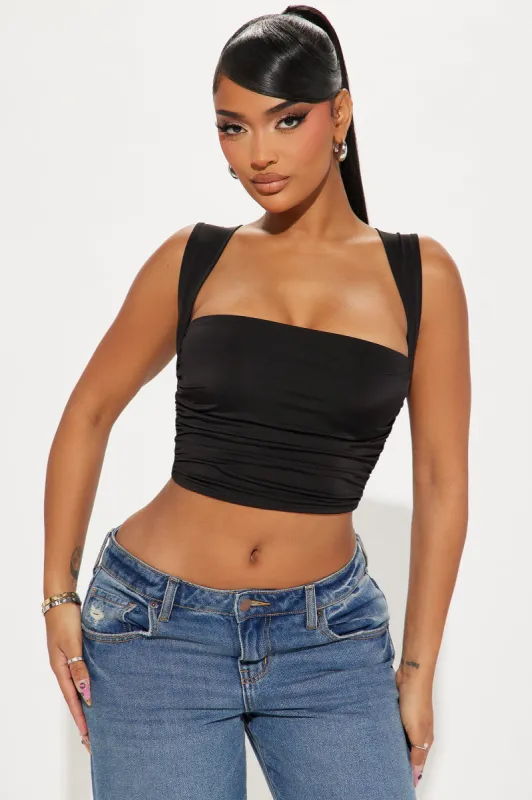 It's Gotta Be You Top - Black sold by Fashion Nova