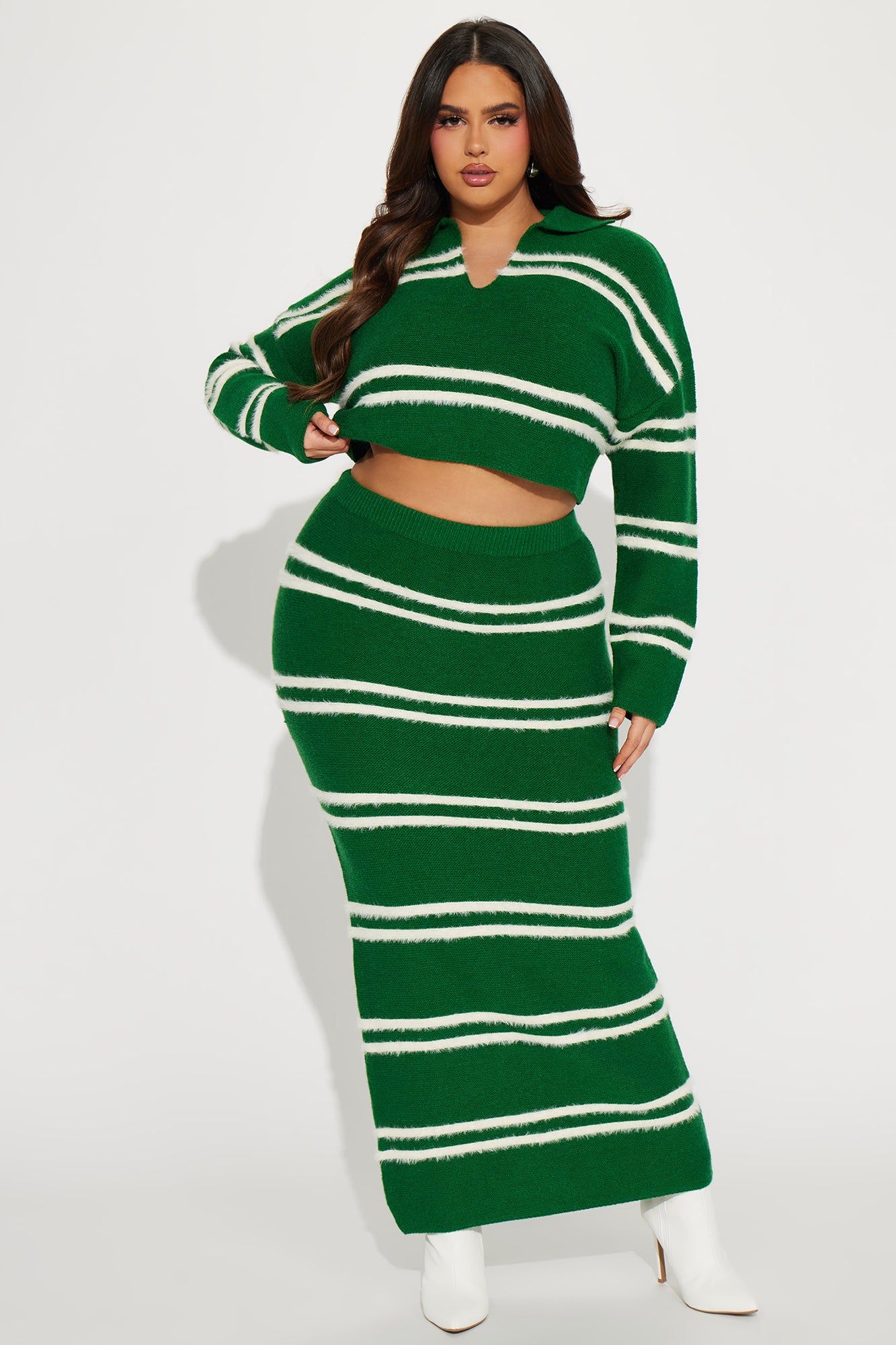 Making Plans Sweater Skirt Set - Green sold by Fashion Nova product image thumbnail 4