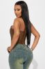 My Way Washed Faux Leather Corset Top - Brown sold by Fashion Nova