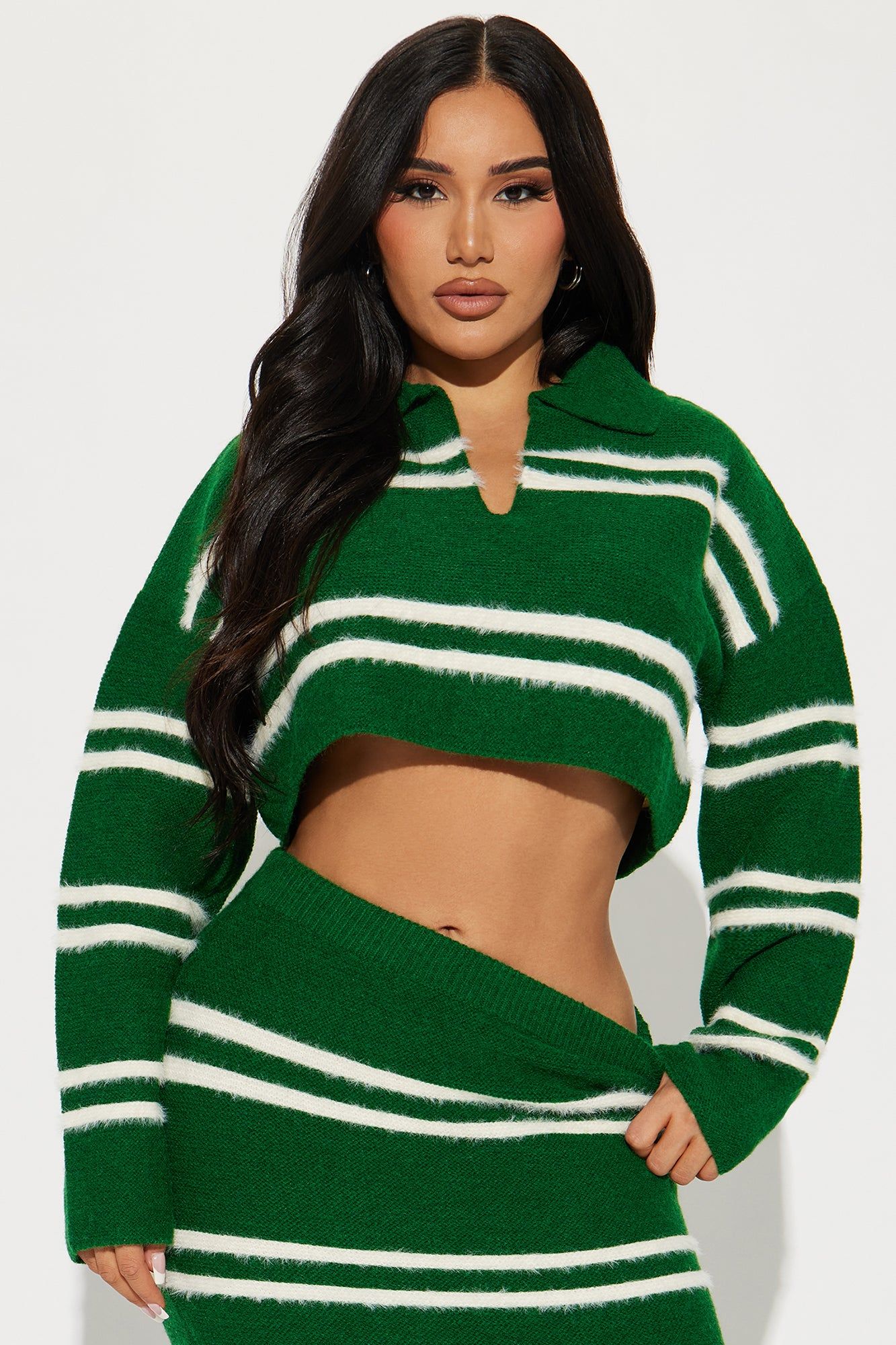Making Plans Sweater Skirt Set - Green sold by Fashion Nova product image thumbnail 2