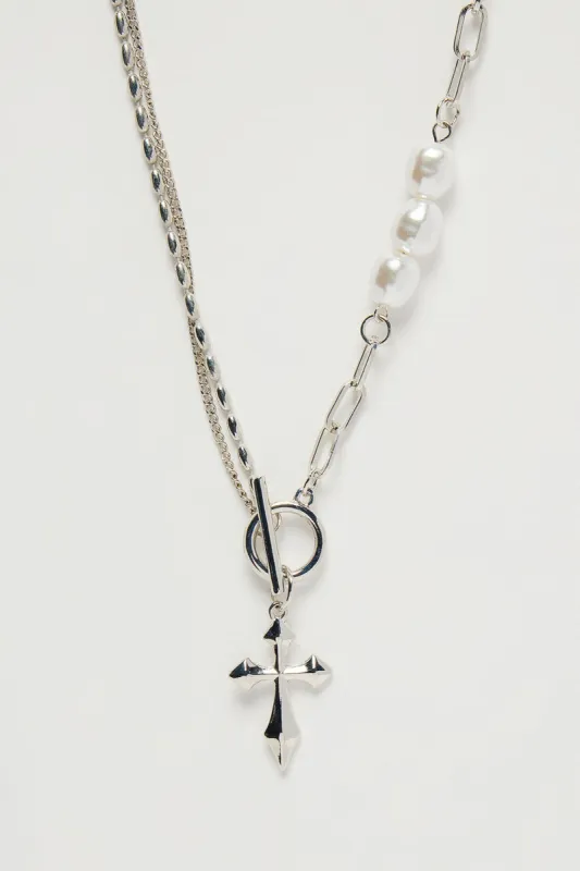 Moving Absence Necklace - Silver sold by Fashion Nova