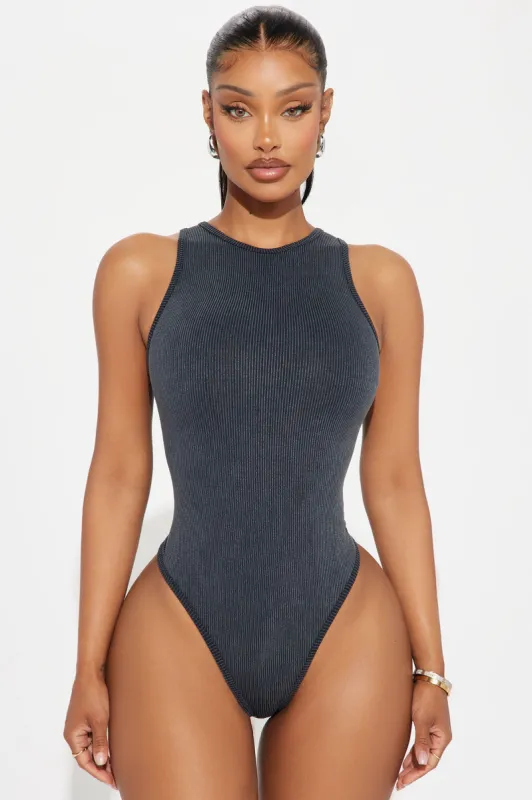Sierra Seamless Bodysuit - Black sold by Fashion Nova