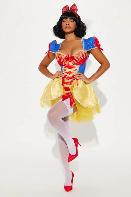 Bite Of The Apple Princess 4 Piece Costume Set - Multi Color sold by Fashion Nova