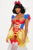 Bite Of The Apple Princess 4 Piece Costume Set - Multi Color sold by Fashion Nova