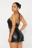 Bad Intentions Halter Top - Black sold by Fashion Nova