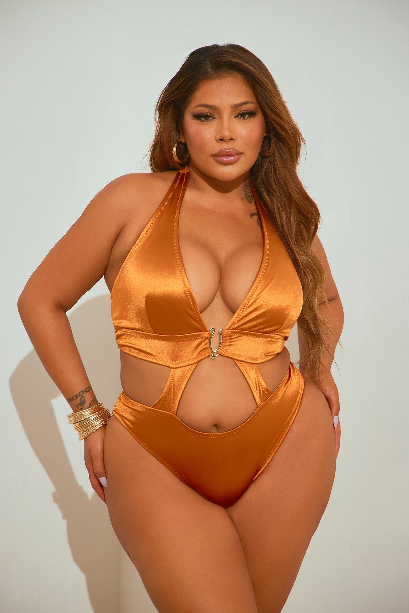 Endless Beaches One Piece Swimsuit - Rust sold by Fashion Nova product image thumbnail 5