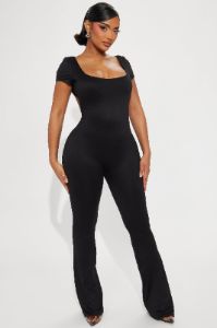 Kyma Double Lined Jumpsuit - Black sold by Fashion Nova
