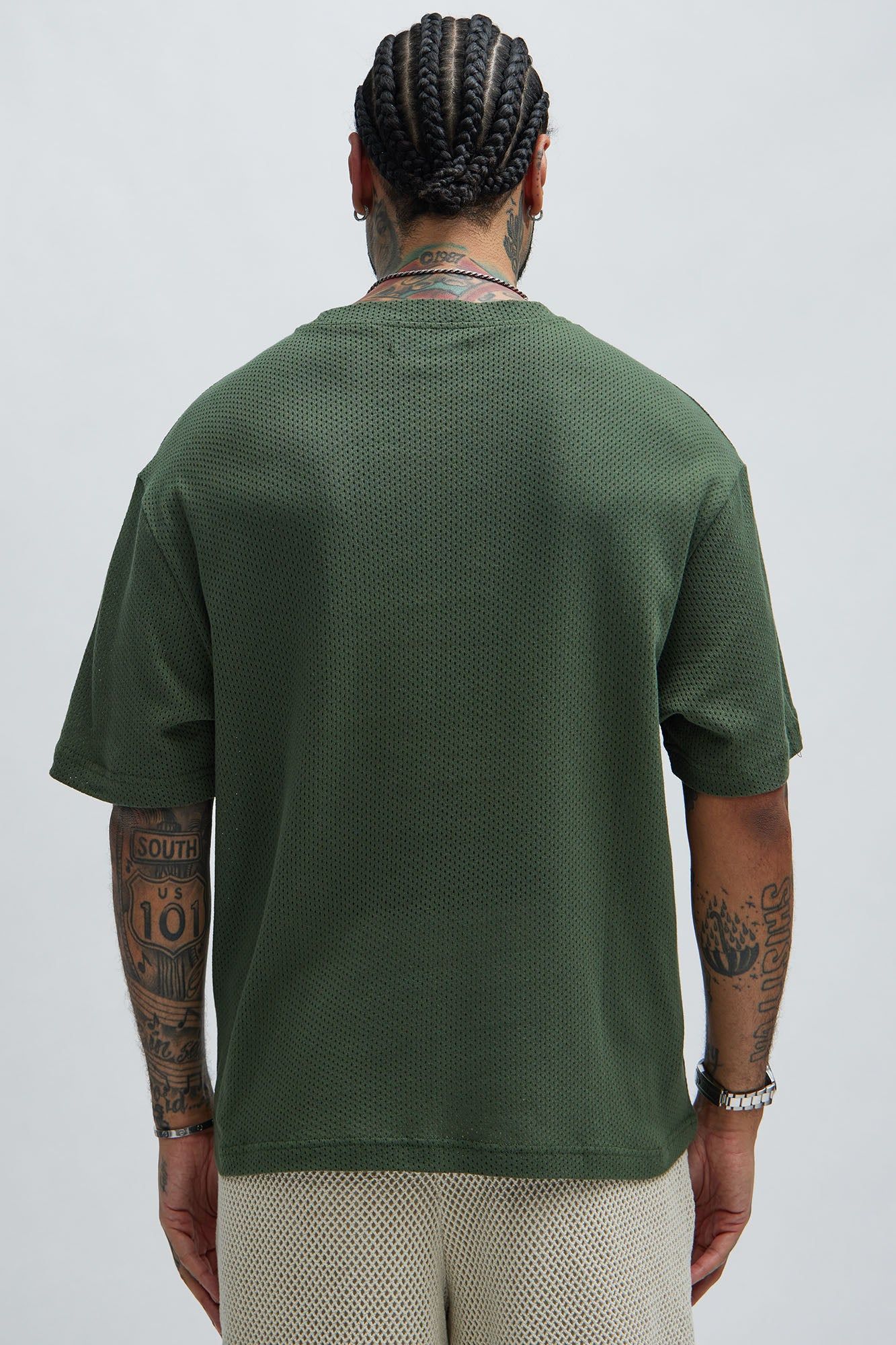 Randall Relaxed Textured Tee - Green sold by Fashion Nova product image thumbnail 4
