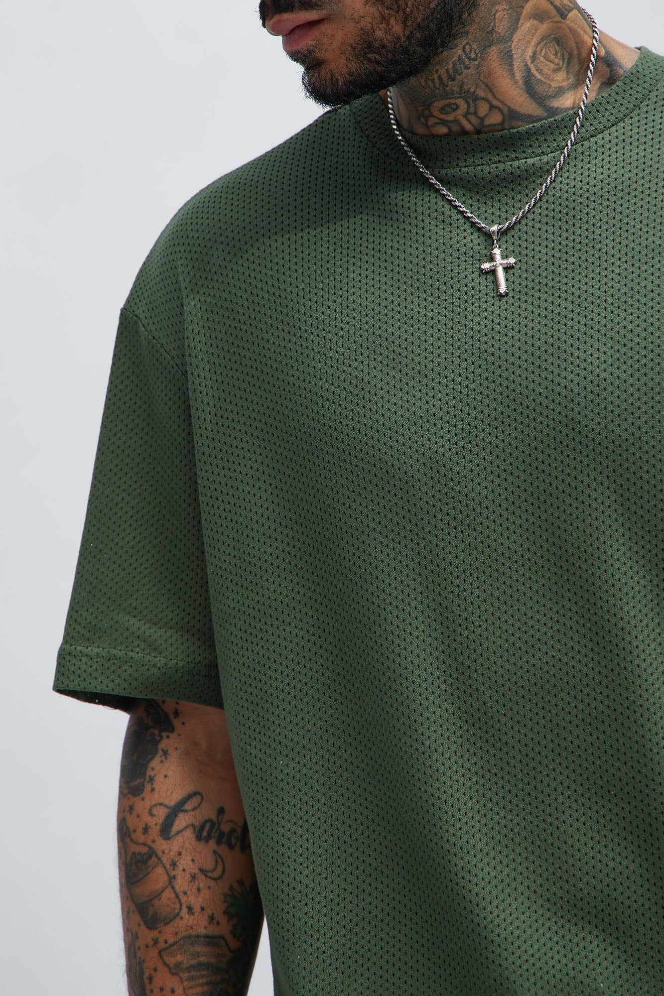 Randall Relaxed Textured Tee - Green sold by Fashion Nova product image thumbnail 3