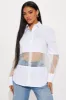 Shake It Out Shirt - White sold by Fashion Nova