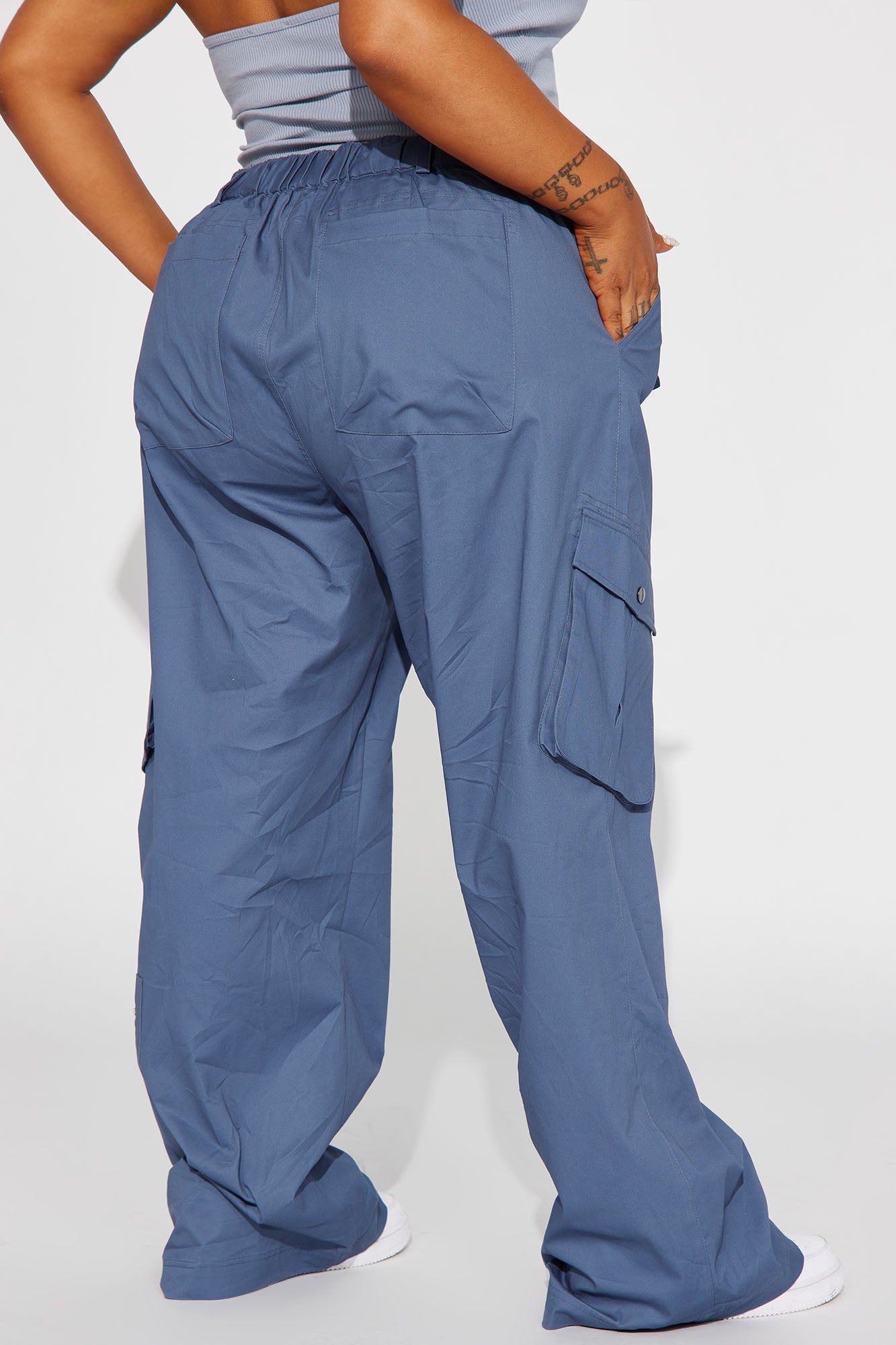 Flying High Cargo Pant - Slate Blue sold by Fashion Nova product image thumbnail 6